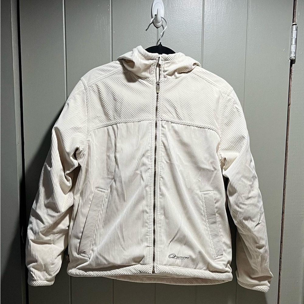 Obermeyer Cream Corduroy Ski Jacket Women’s 10